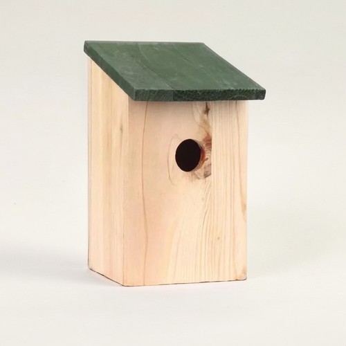 Wooden nesting bird - wooden, box