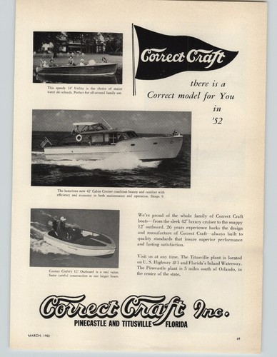 1952 paper correct craft - 1952,