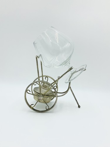 Vintage metal carriage brandy - vintage,