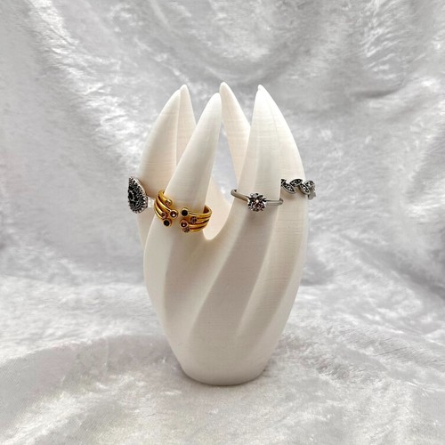 Twisted spiral ring jewellery - twisted,