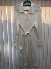 Marla Wynne Shirt Dress With Tie Belt Size XL