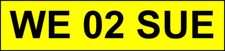 WE 02 SUE, Private Registration, Susan