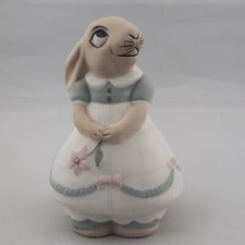 Vintage Royal Dux Rabbit Girl