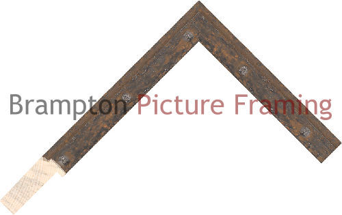 18mm wide aged steel - wide, flat