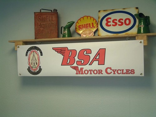 Bsa banner classic british - classic,