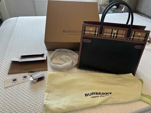 Burberry black leather - burberry,