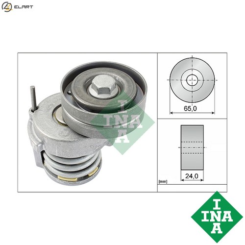Belt tensioner vribbed - belt,