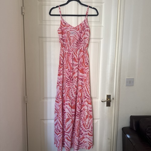 Qed size pink printed maxi - size,