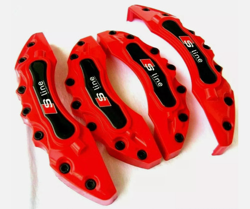 Red brake caliper - covers, for