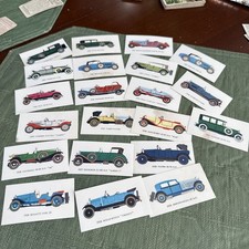 Vintage Cars Cigarette Cards