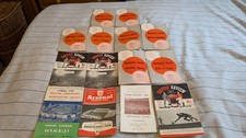 14 x Manchester United 1957/58 Big Match Programmes.