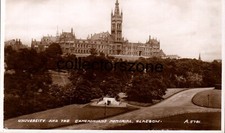 1948 Glasgow University & Cameronians Memorial Real photo Postcard Valentines