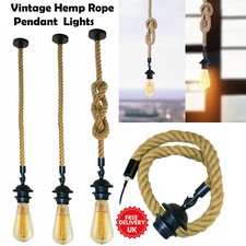 Hemp Rope Ceiling Light