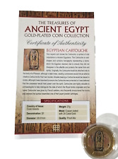 Cook Islands Coins Treasures of Ancient Egypt Egyptian Cartouche COA