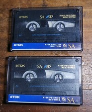 2 X TDK Cassette Tapes SA90