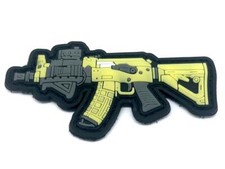 Various Machine Gun Assault Airsoft Rifle Morale PVC Fan Patch