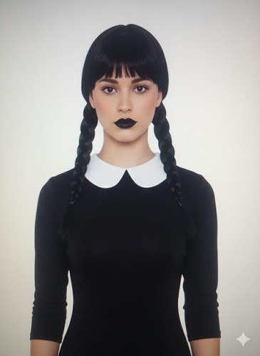 Womens long black braided - long, wig