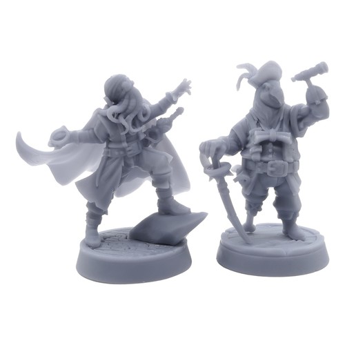 Cthulhu pirate bird 32mm - pirate, scale