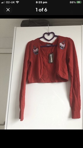 Banned cupcake red bolero