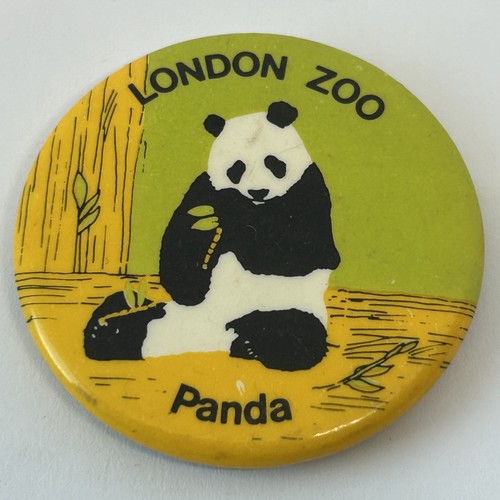 London zoo panda souvenir pin - london,
