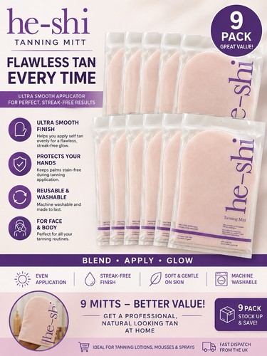 Shi tanning mitt pack - he-shi,
