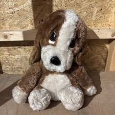 Vintage 1983 Applause SAD SAM Soft Toy Dog - Wallace Berrie Large 35cm