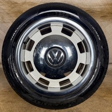 1X 17'' GENUINE VW BEETLE MK3 HERITAGE WHITE ALLOY WHEEL PIRELLI TYRE 5C0601025G