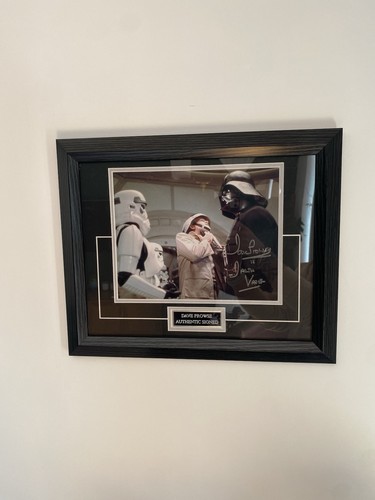 Dave prowse signed darth - prowse, vader