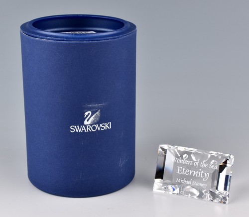 Swarovski crystal scs plaque - crystal,