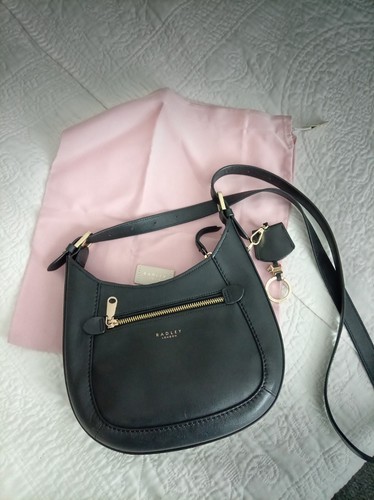 Radley black leather - black, crossbody