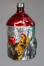 Vintage Blown Glass ROOSTED on