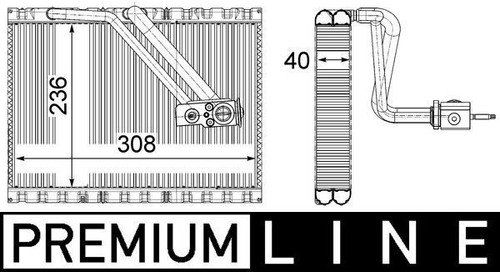 Mahle ae127000p evaporator - mahle,