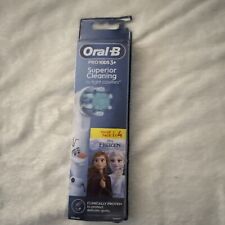 Oral-B PRO Kids 3+ Frozen Replacement Brush Heads for Electric Toothbrush 4pk