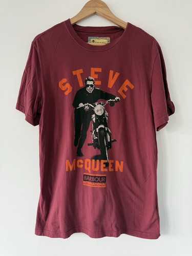 Barbour burgundy steve mcqueen - barbour,
