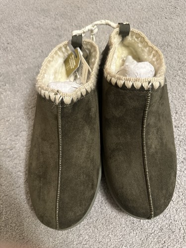 Bnwt fat face green suede - suede, mule