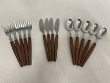 14x Holland Stainless Wooden