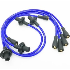 AccuSpark 8mm Blue Silicon High Performance HT Lead Set For Air Cooled VW Beetle