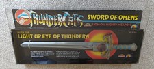 ljn rainbow toys 1985 thundercats sword of omens working boxed + display case