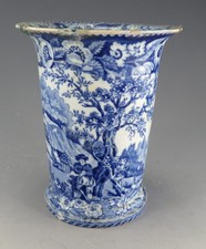 Antique Pottery Pearlware Blue