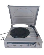 Bush RPA1 Stereo Turntable Record Player  FM/AM Built in Speakers Compact. VGC