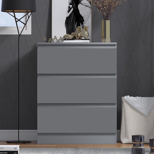 Dark matt grey drawer - dark,