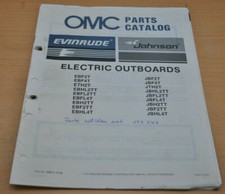 OMC Models Parts Catalog 1986