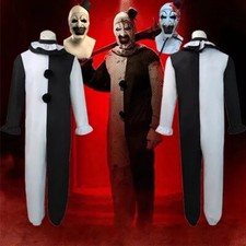 Adult Terrifier 2 Art the Clown Cosplay Jumpsuit Halloween Carnival Costume Suit