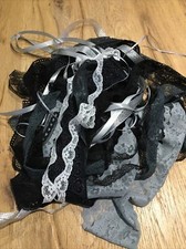 Black Grey And Silver  Lace Bundles. 20 Meters Beautiful 