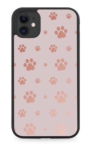 Rose gold dog paw - rose,