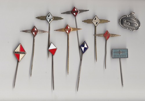 Vintage borgward logo pin - borgward,