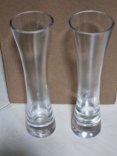 A Pair of Glass Single Rose