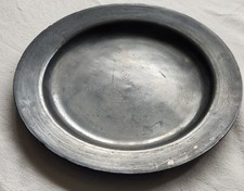 Antique Pewter Charger/Plate