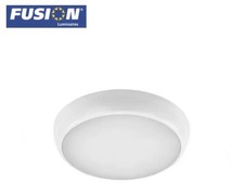 Fusion Dome 12W/16W LED Tri-Colour Microwave Sensor Emergency Bulkhead White