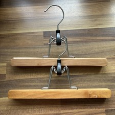 Wooden Clamp Coat Hangers with